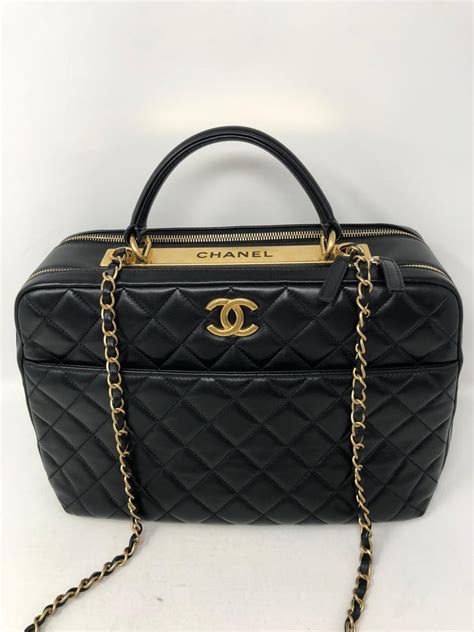 chanel mini bowling bag trendy|chanel vintage bowler bag.